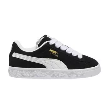 Puma Замшевые XL Little Kid черные белые мужские кроссовки 396578-02