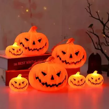Pumpkin Lantern Halloween Ghost Face Lamp Children s Gifts Festival Party Atmosphere Light For Halloween Decorative Supplies