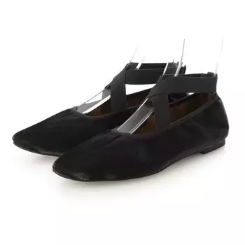 Туфли-лодочки Collaboration Cross Flat IX5527 Black cm [Ivor] Tonyu-chan женские 23.0 чёрный