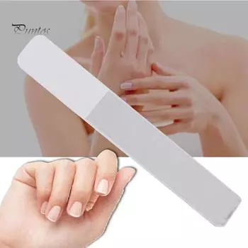 Puntos Manicure Tool Pro Двусторонняя стеклянная пилочка для ногтей Шлифование Полировка Шлифовка s one size