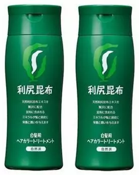 Pur Rishiri Kelp Hair Color Treatment Краска для седых волос 200 г x 2 4582142694041 (черный) чёрный