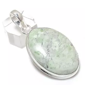 Purpurite Gemstone Handmade 925 Sterling Silver Jewelry Pendant 2.25 w2S97
