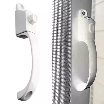 Push Button Latch for Screen Attachment Supplies Comfortable Creative Office Window Accessories белый
