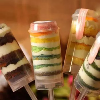 Push-push Tube Cake Tube Творческий интерес Barrel-push Tube Round DIY Принадлежности для выпечки Форма Пищевой толкатель Инструменты для торта с мороженым