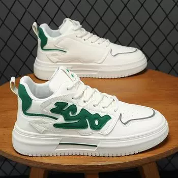 Putian men s shoes 2024 new spring versatile medium-top youth board shoes sports and leisure shoes students summer trendy shoes 39