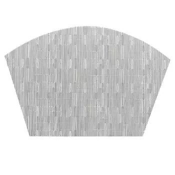 PVC Tableware Mat Irregular Shape Placemat Home Non-slip Insulation Table Place Mat бежевый