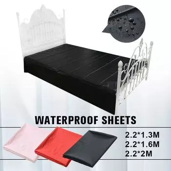 ПВХ Wetlook простыня секс матрас чехол водонепроницаемый взрослые пары игры постельное белье простыни 2.2X1.3 meter