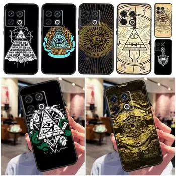 Pyramid Eye Symbol Case For OnePlus Nord 2 2T CE N10 N20 N300 OnePlus 9 Pro 10 Pro 8T 9R 9RT 10T Ace Cover OnePlus 8Pro