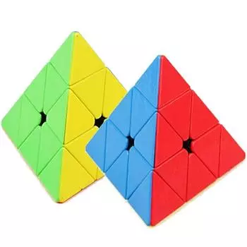 Pyramix 3x3x3 Треугольный магический куб Shengso 3*3 ShengShou SENGSO Mix 4 цвета Пирамида Пирамида Венгерский Pyranmix Prymix 3D головоломка