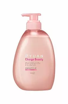PYUAN Charge Beauty Treatment Smooth Rich Pump 500ml care series for sticky dry mixed Plum Camellia scent 500ml [Hair roots, ends, hair] & (x 1)