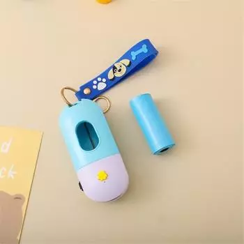 Q1JB Convenient Dog Pick Up Poop Bag Dispenser Portable Dog Poop Waste Bag Holder