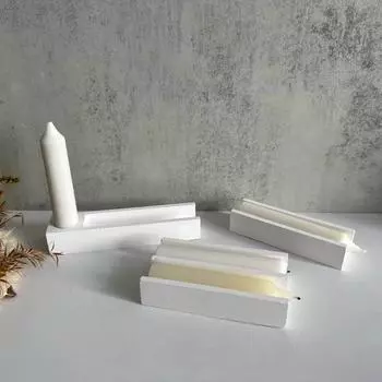 Q1JB DIY Mould Striped Molds Silicone Mould Handicrafts for Candle Holder