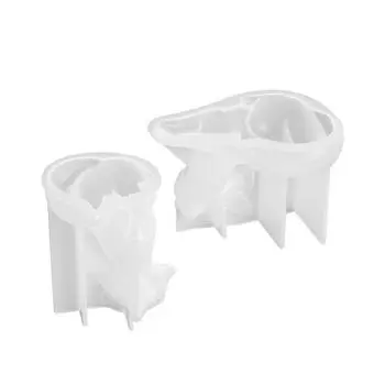 Q1JB Mold Foxes Силиконовые смолы Формы Эпоксидные смолы Литые формы Домашний декор