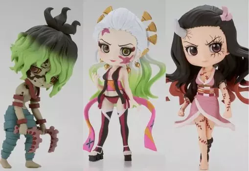 Q posket petit Kamado Nezuko Demon Fallen Kiko Taro figure 3 types set vol.7 ver.