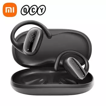 QCY Crossky GTR2 беспроводные наушники открытого типа Bluetooth 5.4 EarHooks наушники с усилением басов спортивные наушники чёрный