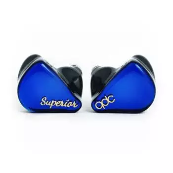 qdc SUPERIOR Azure Blue [Наушники с 10-мм одиночным полнодиапазонным динамическим драйвером] Коаксиальная двойная магнитная цепь и двухполостная структура Разъем IEM2pin