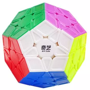 Qi Yi Magic Cube Яркий разноцветный 3x3 Megaminx QiYi Megamix Quiyi Трехмерный QiYl Gaminx Одноцветная игрушка для мальчика 9 лет