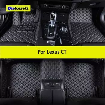 QIEKERETI Пользовательские автомобильные коврики для Lexus CT CT200h Автоковры Аксессуары для ног Coche 2010-2023 CT красный