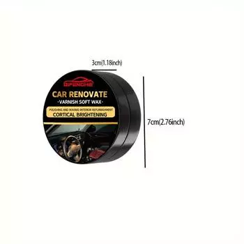 QIFENGHE Crystal Clear Car Plastic Restorer - Автомобильный интерьер и обновление панелей Восковое покрытие Автомобильный воск Полироль для автомобиля