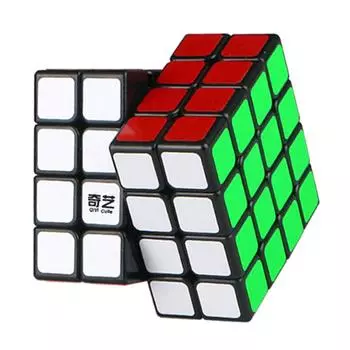 QiYi 4 x 4 Интеллектуальный магический куб QY QuYi Обычная игрушка-головоломка от 4 до 4 Qi Yi QiYuan Мальчик играет 6, 7, 8, 9 лет, венгерский IQ-куб QlYl белый
