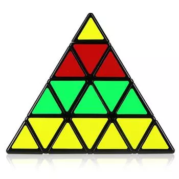 Qiyi 4x4x4 пирамида Speed Cube QIYI Pyramid 4x4 головоломка Magic 4x4 головоломка пирамида куб детские развивающие игрушки