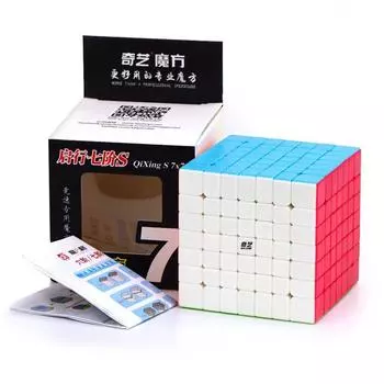 Qiyi 7x7 Magic Cube QiXing S 7x7x7 Пазлы Magic Cube Профессиональный образовательный скоростной куб для детей