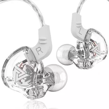 QKZ AK6 Универсальные спортивные наушники HiFi 3,5 мм, наушники-вкладыши для бега с микрофоном, гарнитура чёрный