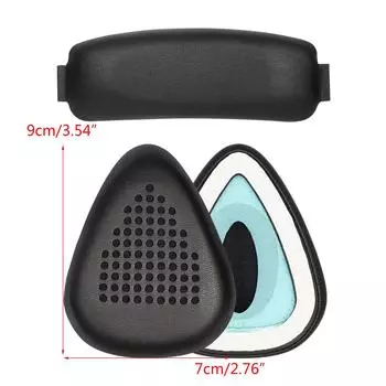 Qualified Ear Pads Sponge Earmuff HeadBeam for Meka Dva Headphone Isolate Noise Cover Headband Ear Pads Repair Part