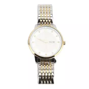 Quartz Men Watch Business Stylish Wristwatch Water Resistant Men Watch with Date Function for серебряный