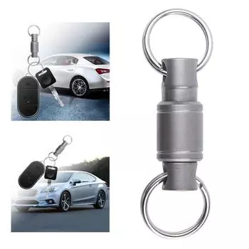 Quick Release Clip Waist Belt Outdoor Tool Quick Buckle Titanium Zinc Zinc Alloy Keyring Keychain Key Chains серебряный