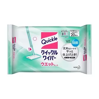 Quickle Wiper Инструмент для уборки пола Влажные салфетки 20 листов