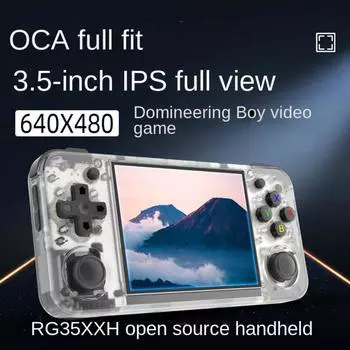 QWE RG35XX H портативная игровая консоль в стиле ретро с открытым исходным кодом PSP аркадная WIFI Bluetooth потоковая многопользовательская игра DC