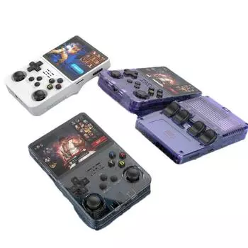 R36S Ретро портативная игровая консоль: Открытый исходный код, классический GBA, FC и портативная аркада PSP 64g Chinese чёрный