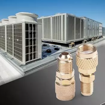 R410a Адаптер 5/16 SAE F Быстроразъемные соединения на 1/4 SAE M Раструб 5/16 SAE M на 1/4 SAE