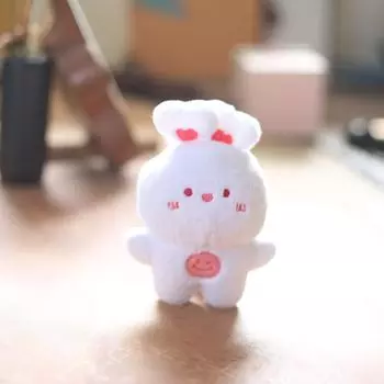 Rabbit Cute Animal Plush Keychain Backpack Accessory Super Soft For Teens Rabbit