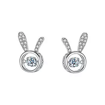 Rabbit Earrings Niche Design Earrings for Women s New Summer Light Luxury Earrings Cute