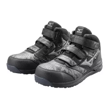 Рабочая обувь Защитная обувь Almighty Black x Dark Silver см 3E [Mizuno] LS21M 28.0