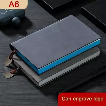 Рабочий блокнот из кожи формата А6, небольшой блокнот, переносной блокнот, книга для записи деловых встреч, журнал путешествий, 120 листов, 240 страниц A6