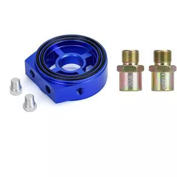 Racing M20X1.5 3/4-16 1/8 NPT алюминиевый манометр масляного фильтра сэндвич-адаптер автомобильные аксессуары серебряный
