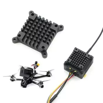 Радиатор для модуля передачи воздушного блока DJI O3, модернизация металлического радиатора охлаждения для гоночных квадрокоптеров RC FPV