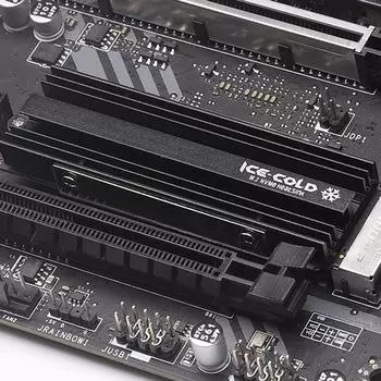Радиатор M.2 NGFF NVME 2280 SSD с силиконовой термопрокладкой Охладитель SSD из алюминиевого сплава Радиатор охлаждения для настольного ПК PS5