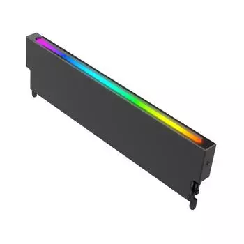 Радиатор оперативной памяти компьютера 5 В 3-контактный ARGB Sync DDR3 DDR4 DDR5 Охладитель памяти(черный) /