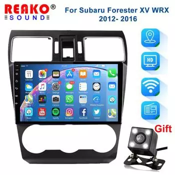 Радио Android 12 для Subaru Forester WRX и STI XV Crosstrek Impreza 2015 2016-2018 стерео автомобильный GPS-плеер 2din Carplay 4-core 1+32CP