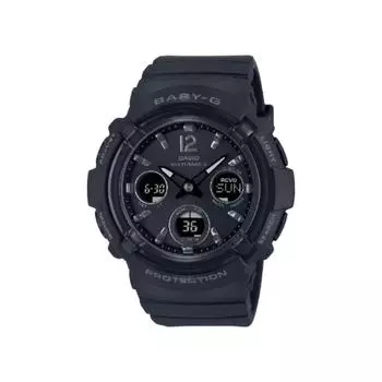 Радиочасы CASIO на солнечных батареях BABY G BGA 2800 Series Black BGA 2800 1AJF