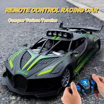 Радиоуправляемая машинка 2,4G Drift Racing с дистанционным управлением, высокоскоростная внедорожная радиоуправляемая машинка, RC гоночная машина, игрушка на Рождество, подарки для детей зелёный
