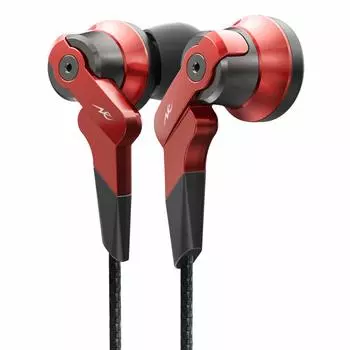 Radius radius High resolution compatible Ne VOLT series deep bass model HP-NHR21 Earphones HP-NHR21R (1.Single item, red)