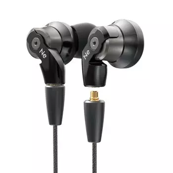 Radius radius HP-NHR31 Earphones High resolution compatible MMCX re-cable Ne VOLT series heavy bass model HP-NHR31K (1.Single item, black)