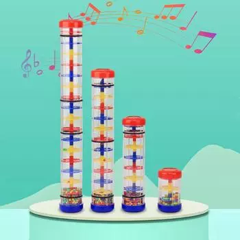 Rainmaker Rain Sound Stick Tube Музыкальный инструмент для малышей Музыка для рукопожатия Монтессори Игрушка для раннего образования Популярные детские игрушки