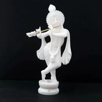 Райская смола Стоящий идол Кришны (6,4 см x 3,8 см x 14,6 см)