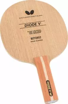 Ракетка для настольного тенниса Butterfly Diode V Shakehand Cut 5 шт. из фанеры, прямая, большой мяч, совместимая с 36964